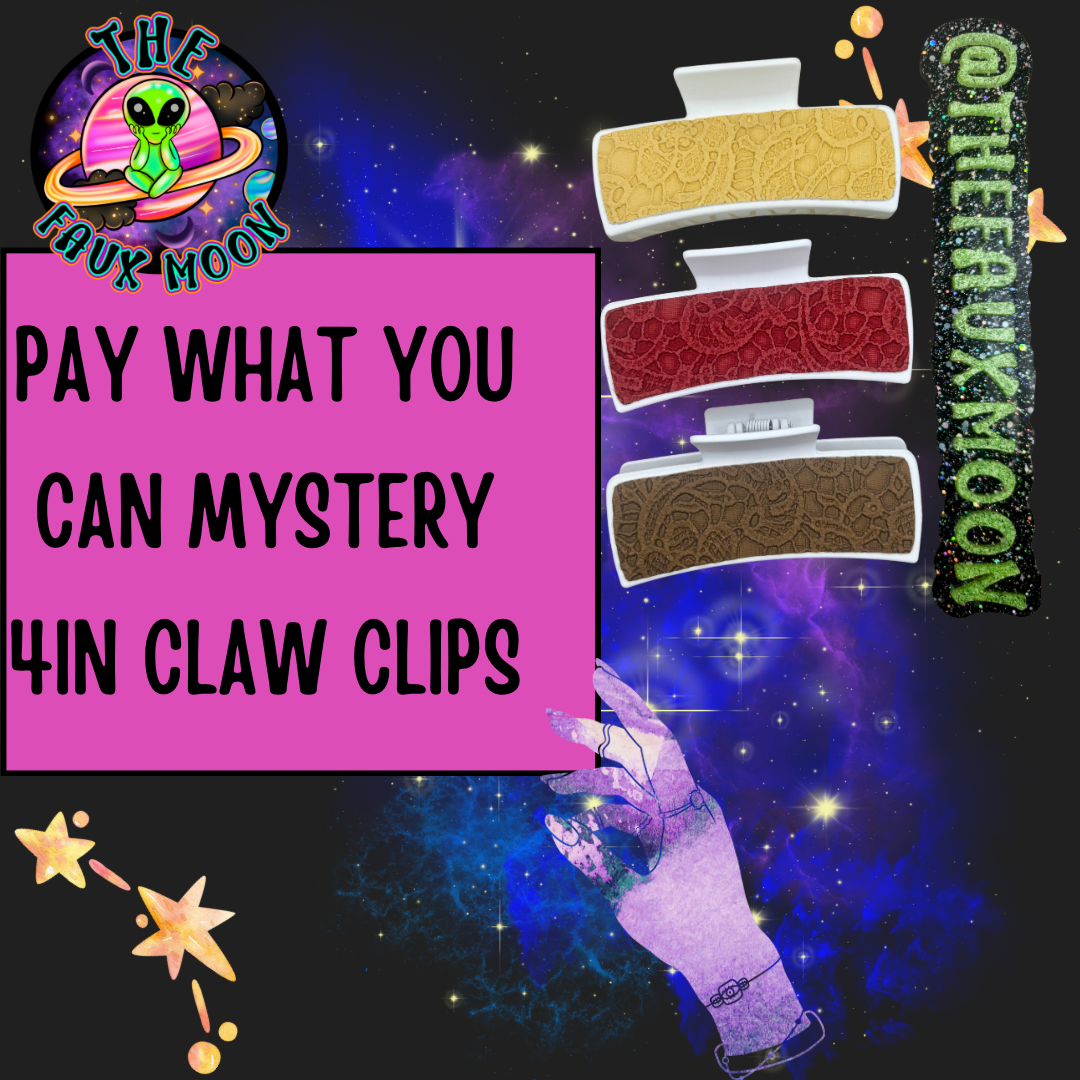 Mystery PWYC 4in Claw Clip