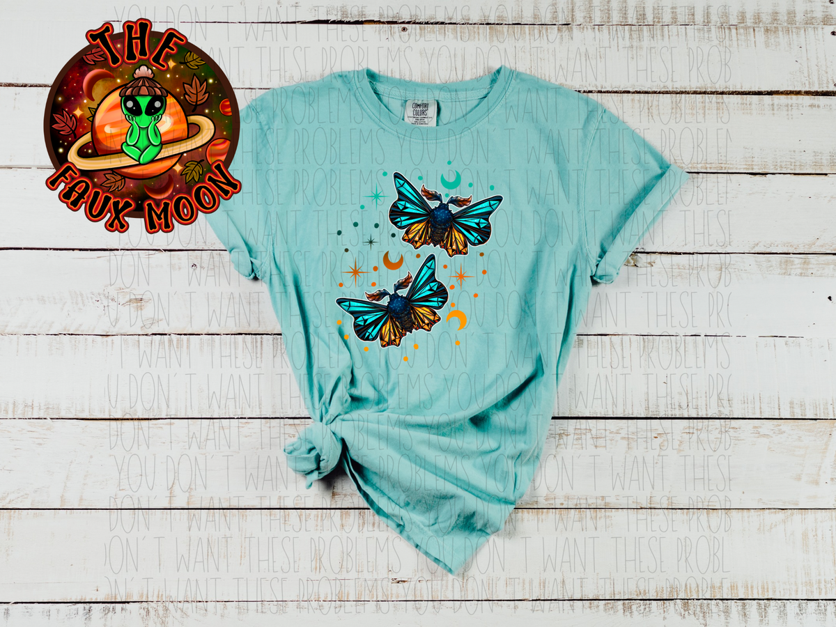 Crystal Butterfly Shirt—LEAVE NOTES