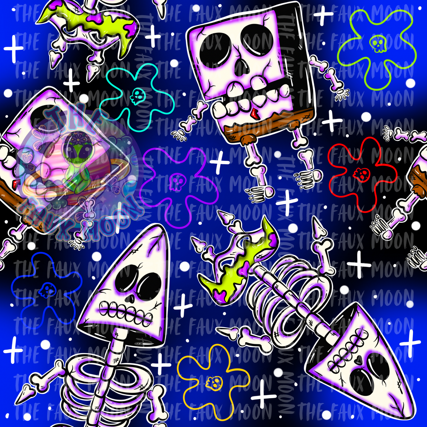 Bones Sponge—Sublimation