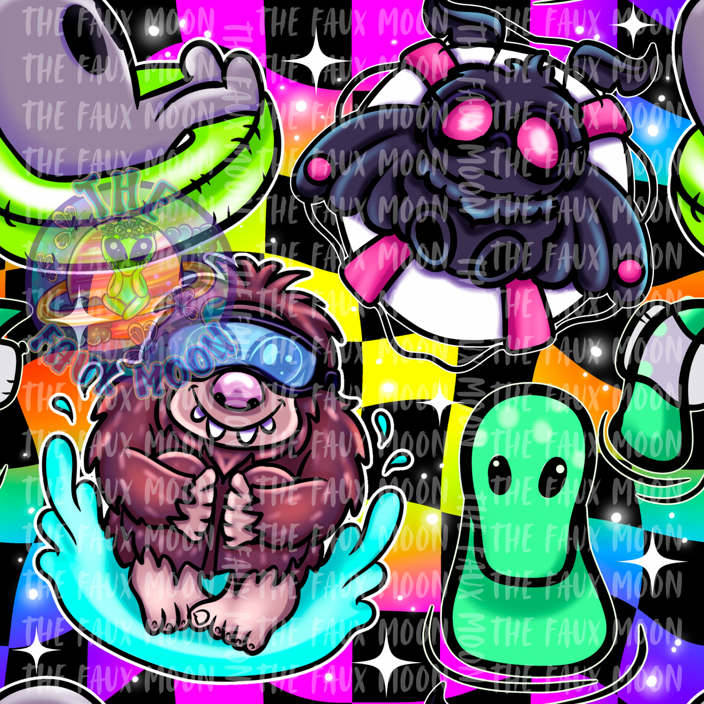 Cryptid Floaties—Faux