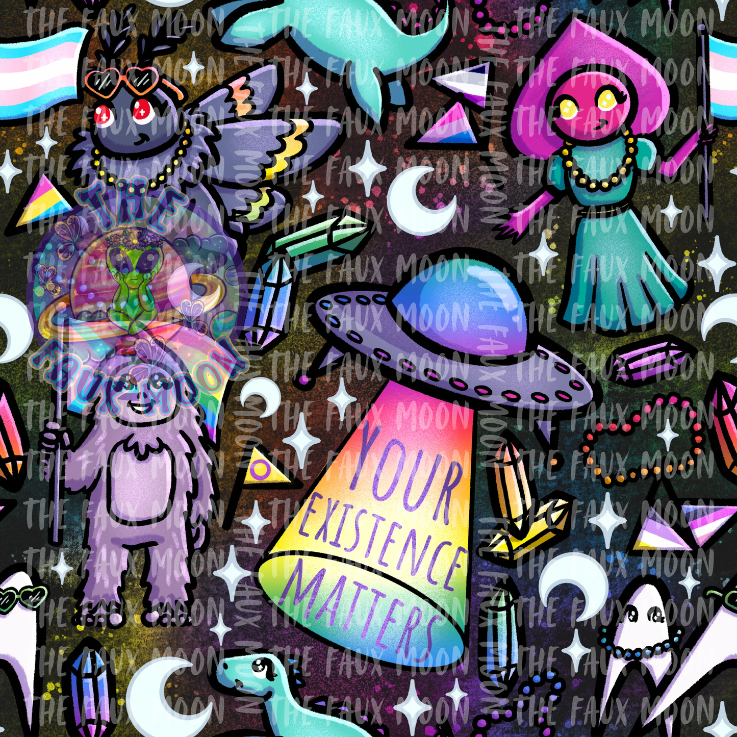 Pride Cryptids—Sublimation