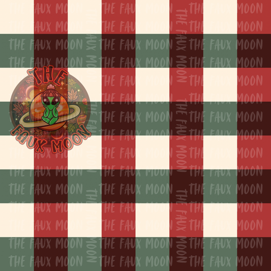 Christmas Gingham—Sublimation