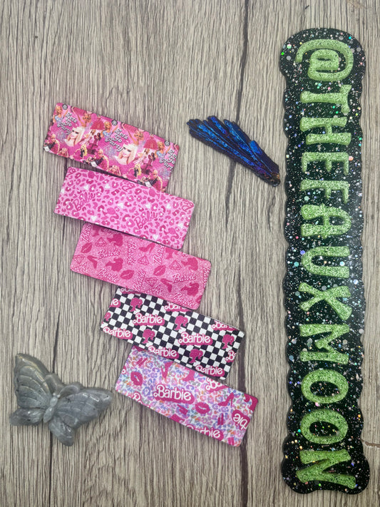 Pink Snap Clips