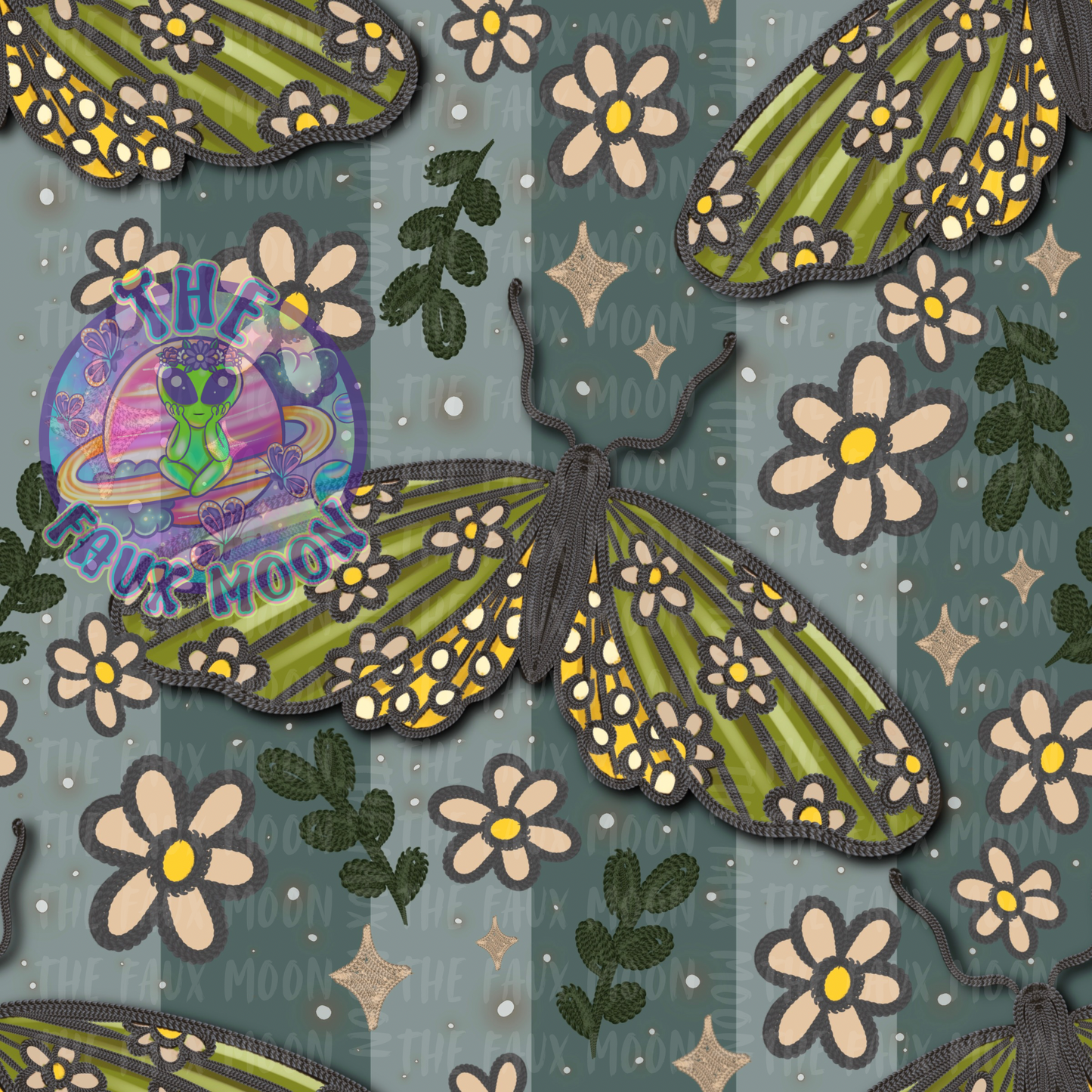 Crochet Moths—Faux