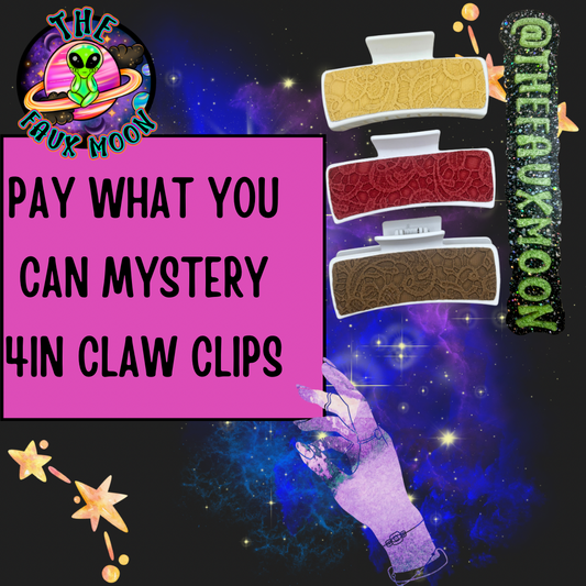 Mystery PWYC 4in Claw Clip