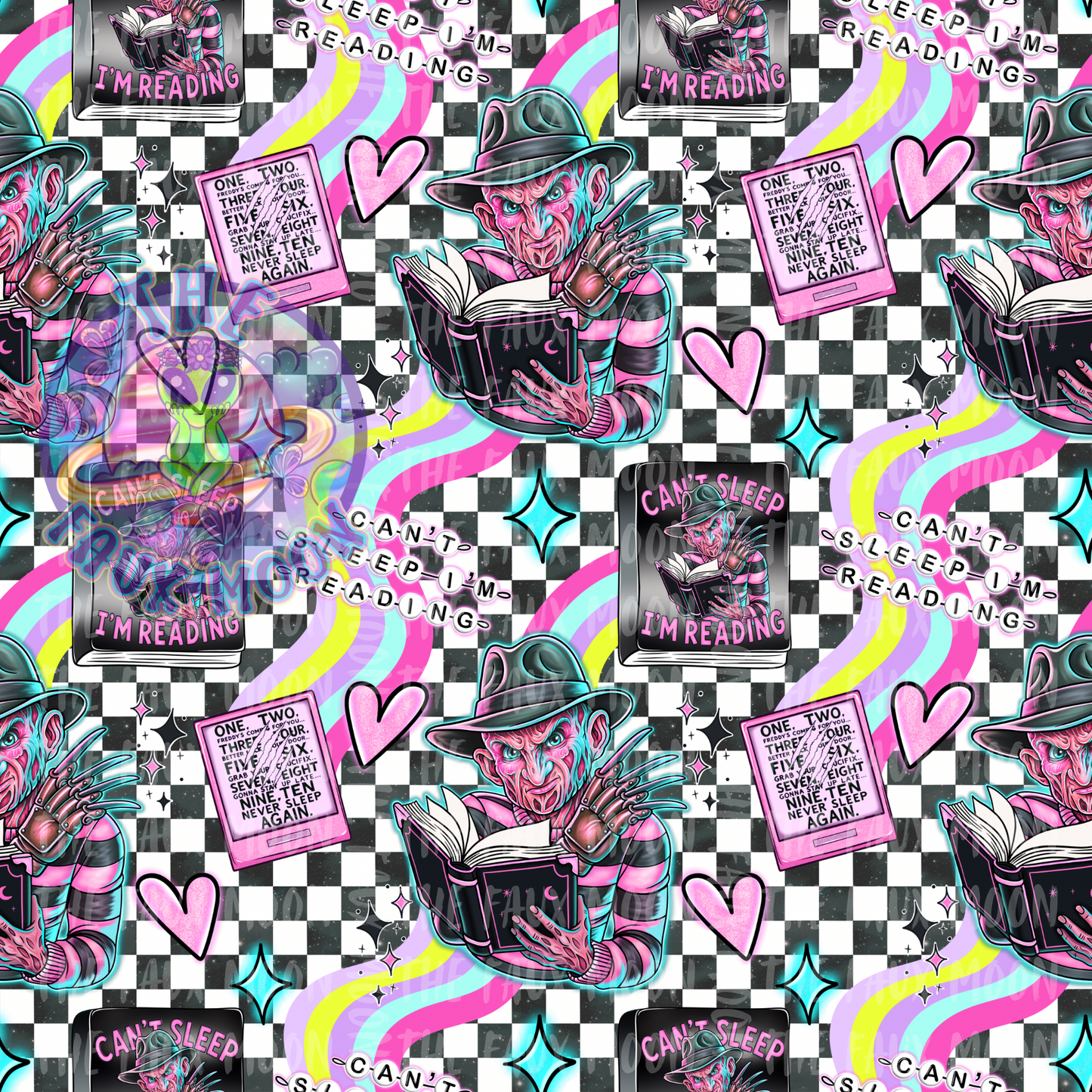 Can’t Sleep I’m Reading—Sublimation