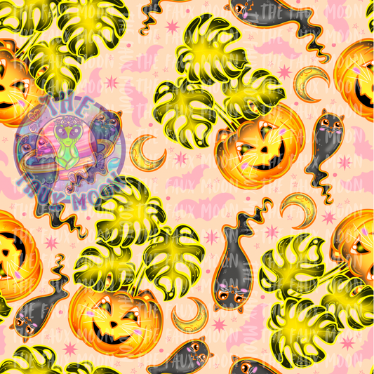 Monstera Pumpkin—Sublimation