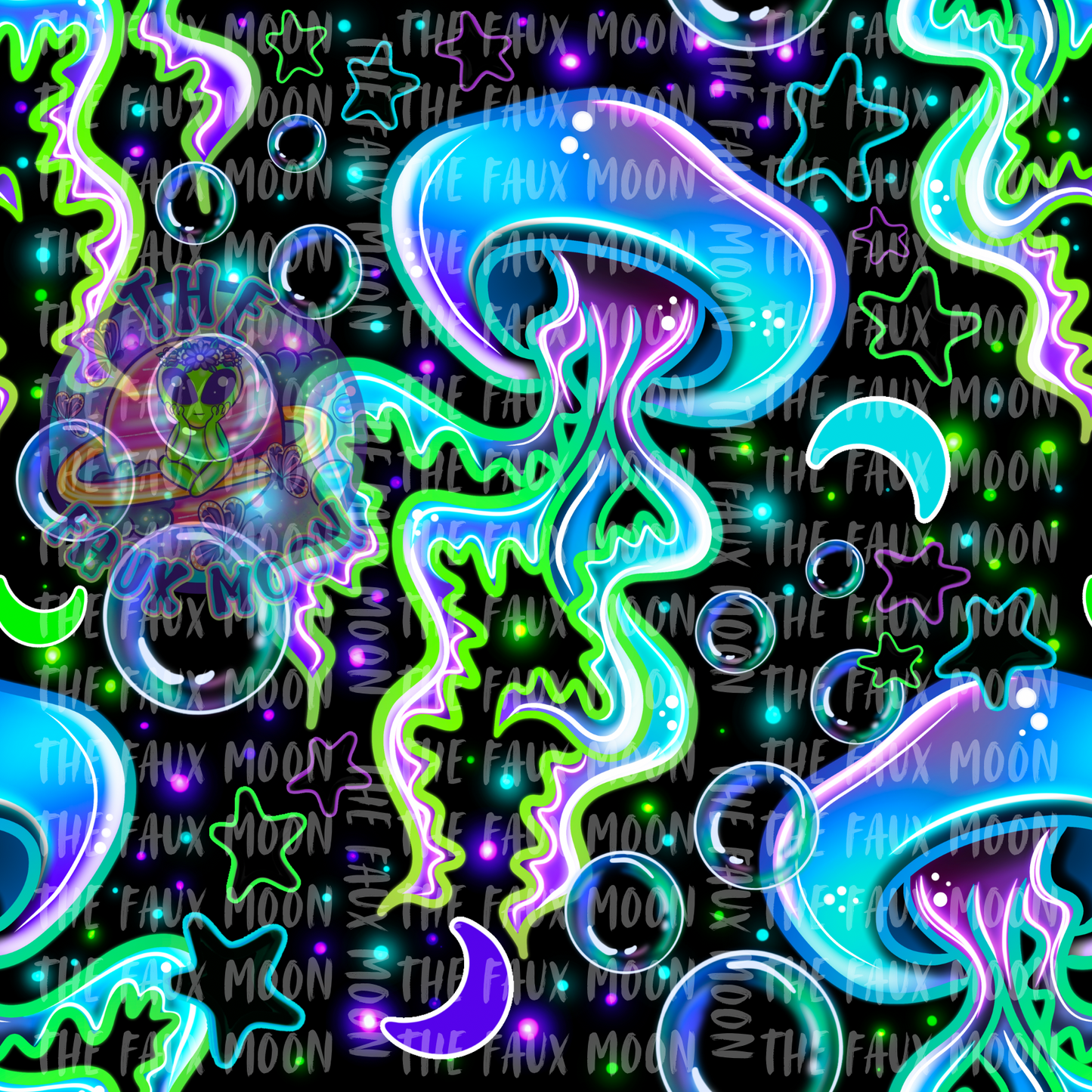 Neon Jellyfish—Sublimation