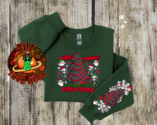 Creepy Christmas Shirt—LEAVE NOTES