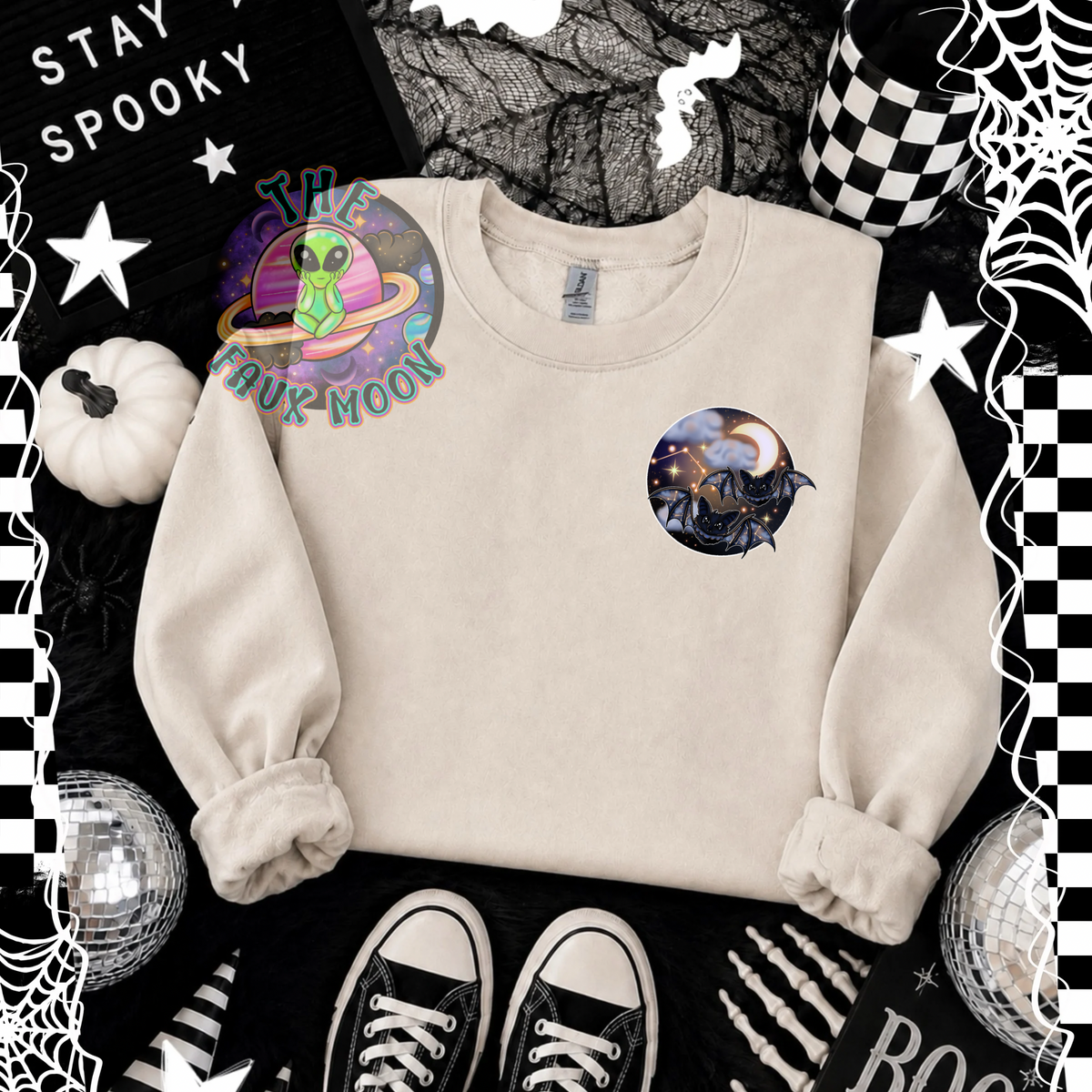 Galaxy Bat Shirt—LEAVE NOTES
