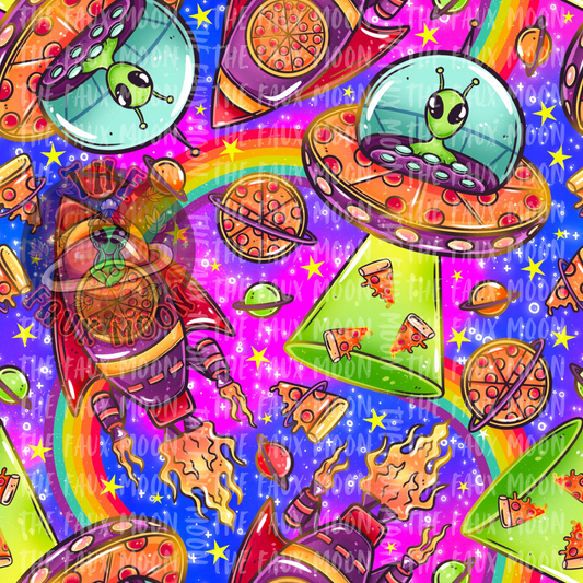 Space Pizza —Faux