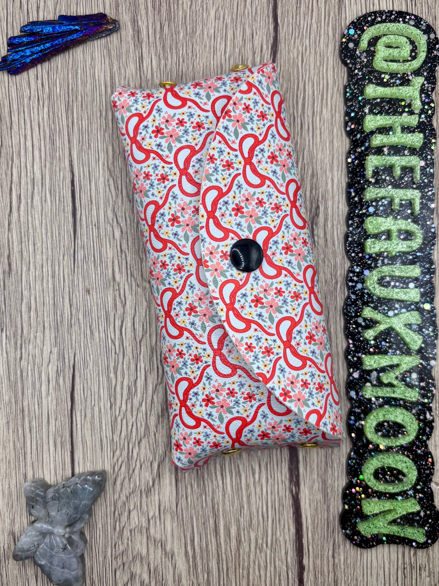 Floral Bows Glasses Case