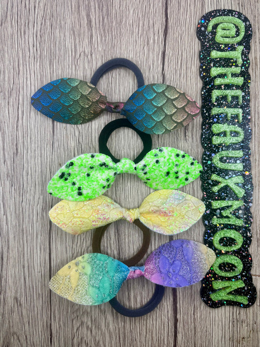 Glitter Knot Bows