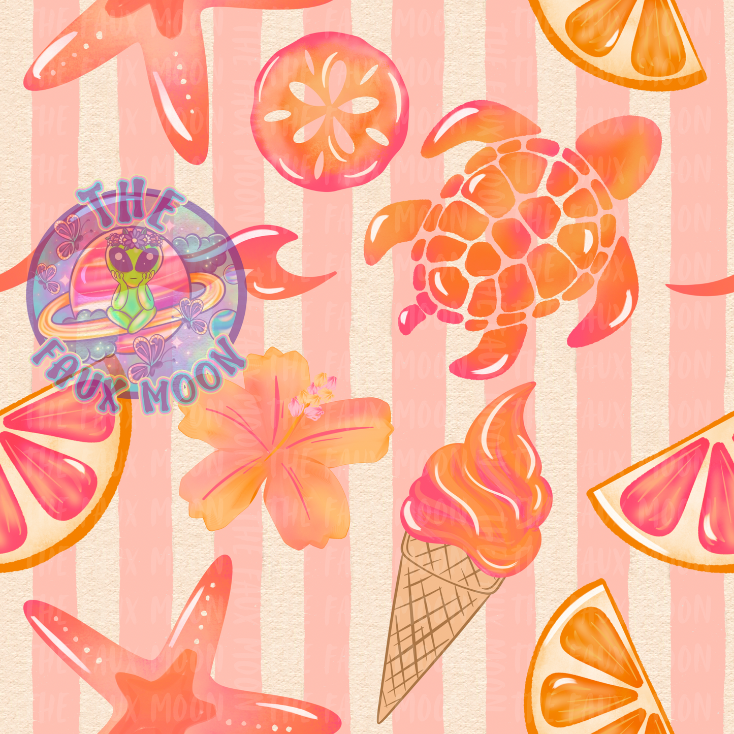 Sherbet Turtles—Faux