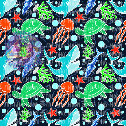 Bright Ocean—Faux