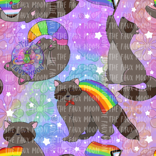 Pride Trash Panda—Faux