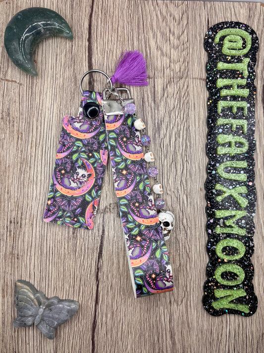 Moon Opossum Wristlet Charm