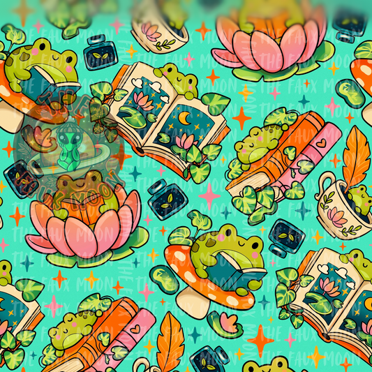 Bookish Frog—Faux