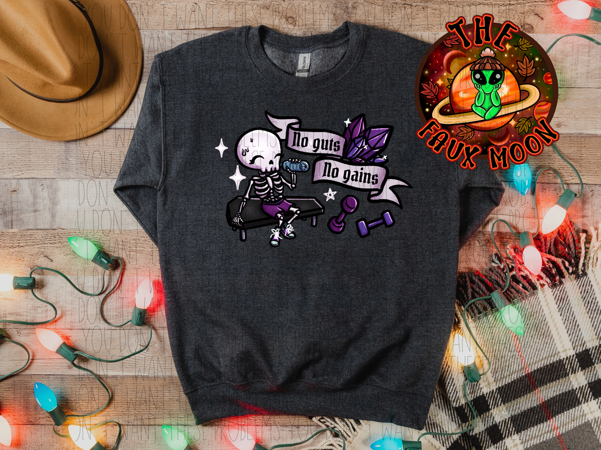No Guts, No Gains Shirt—LEAVE NOTES